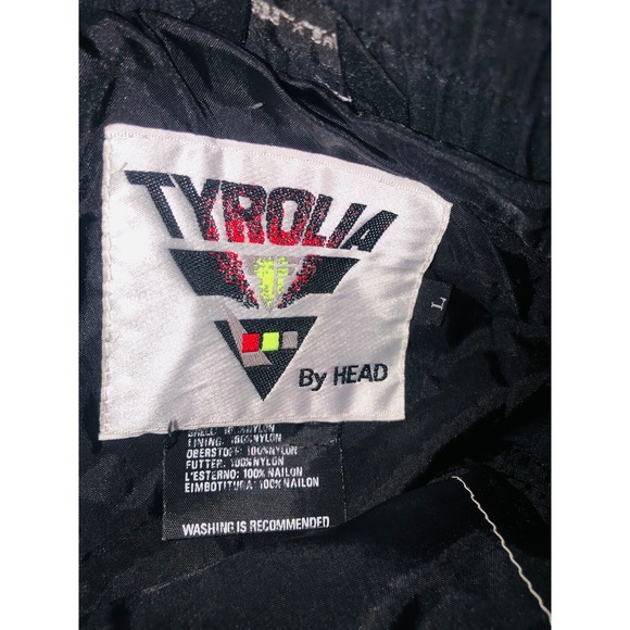 Vintage Tyrolia Snow Ski‎ Pants Women's L Black Retro - Picture 5 of 14